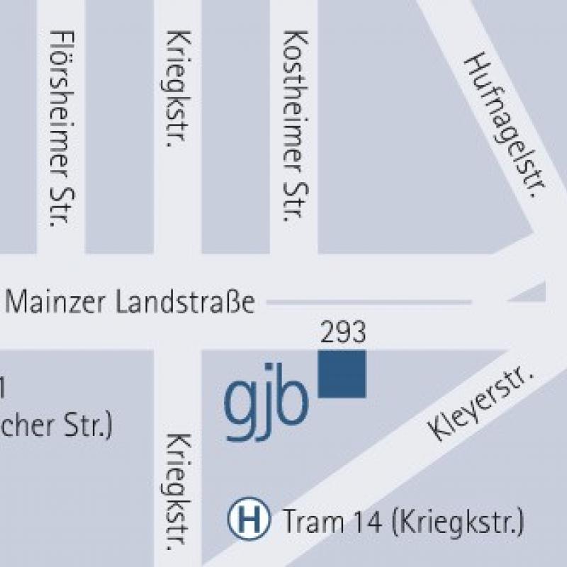 Lageplan Mainzer Landstraße 293